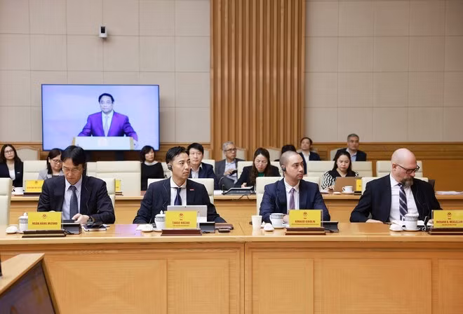 Participants in the conference on November 1 (Photo: VNA)