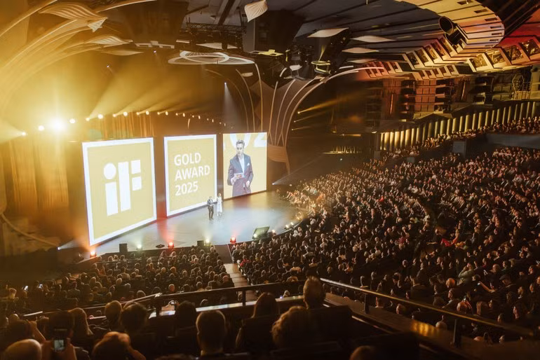 An overview of the iF Design Award Gold 2025 ceremony.