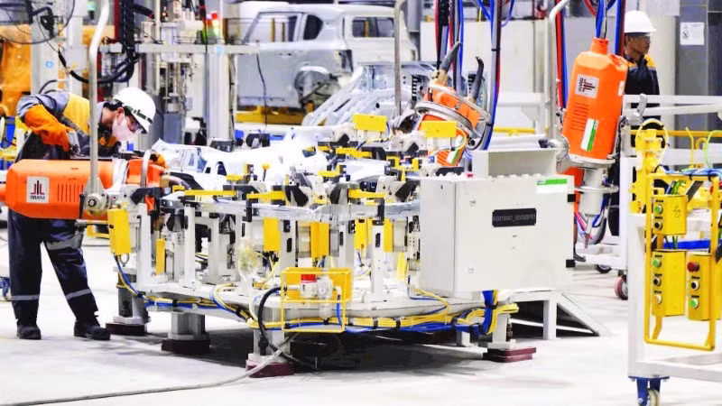 Electric vehicle production at the Vung Ang Economic Zone.
