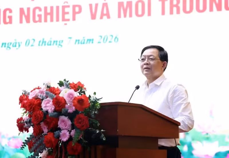 Deputy Prime Minister Ho Quoc Dung addresses the conference (Photo: VNA)