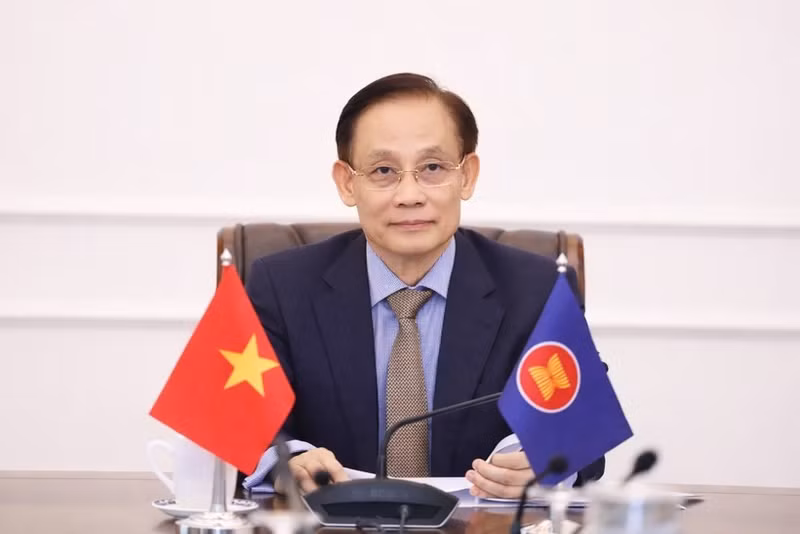 Minister of Foreign Affairs Le Hoai Trung (Photo published by VNA)