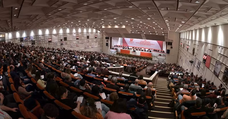 At the 22nd National Congress of the Communist Party of Greece (KKE) in Athens, held from January 29 to 31, 2026. (Photo:inter.kke.gr)