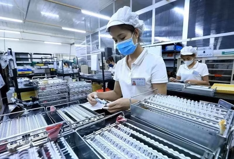 At an FDI company in Ho Chi Minh City. (Photo: VNA)