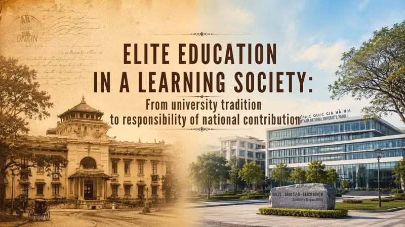 Elite education in a learning society: From university tradition to responsibility of national contribution