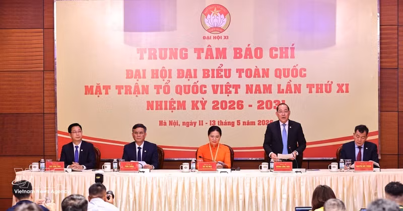 At the press briefing (Photo: VNA)