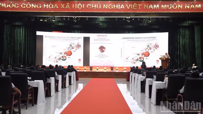 The plenary session of the Viet Nam Sustainable Development Forum 2026 opens. (Photo: ANH DAO)