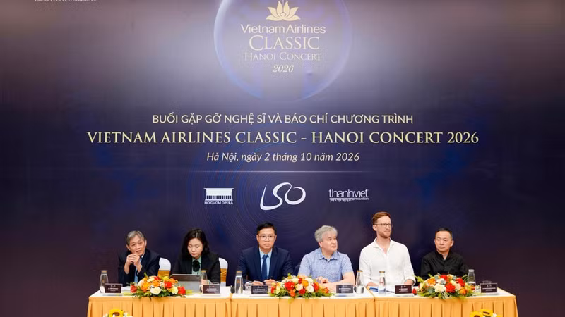 The press meeting introducing the Viet Nam Airlines Classic-Ha Noi Concert 2026. (Photo: Organising Committee)