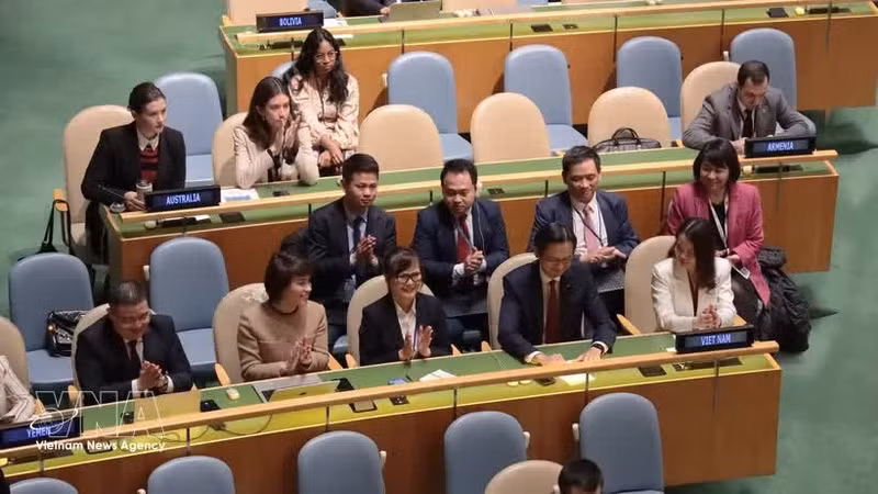 The 80th session of the UN General Assembly elected members of the UN Human Rights Council for the 2026–2028 term at the UN headquarters on October 14, 2025 (New York time). Viet Nam was elected to this position with 180 votes, the highest among the Asia-Pacific candidates. (Photo: VNA)