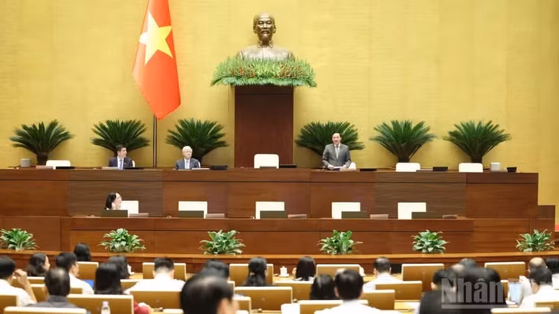 The first session of the 16th National Assembly on April 22. (Photo: NDO)
