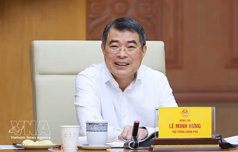 Prime Minister Le Minh Hung speaks at the working session with the Ministry of Science and Technology in Ha Noi on April 22, 2026. (Photo: VNA)