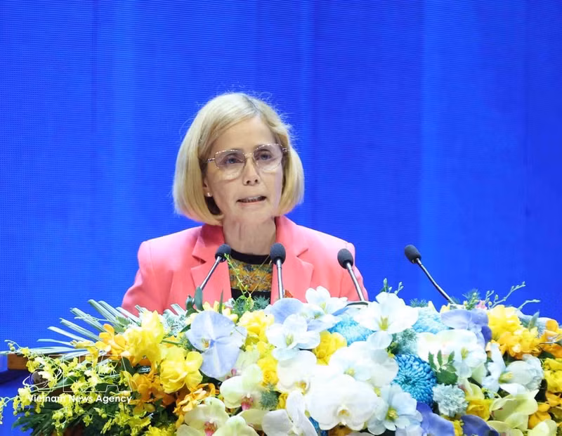 Peruvian Ambassador to Viet Nam Patricia Raez Portocarrero (Photo: VNA)