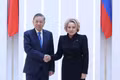 General Secretary of the Communist Party of Vietnam (CPV) Central Committee and President To Lam and Chairwoman of the Federation Council of the Federal Assembly of Russia Valentina Matvienko . (Photo: VNA)