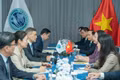 An overview of the meeting between Vice President Vo Thi Anh Xuan and Secretary-General of the Shanghai Cooperation Organisation Nurlan Yermekbayev in Bishkek, Kyrgyzstan, on August 31. (Photo courtesy of the Vietnamese Ministry of Foreign Affairs)