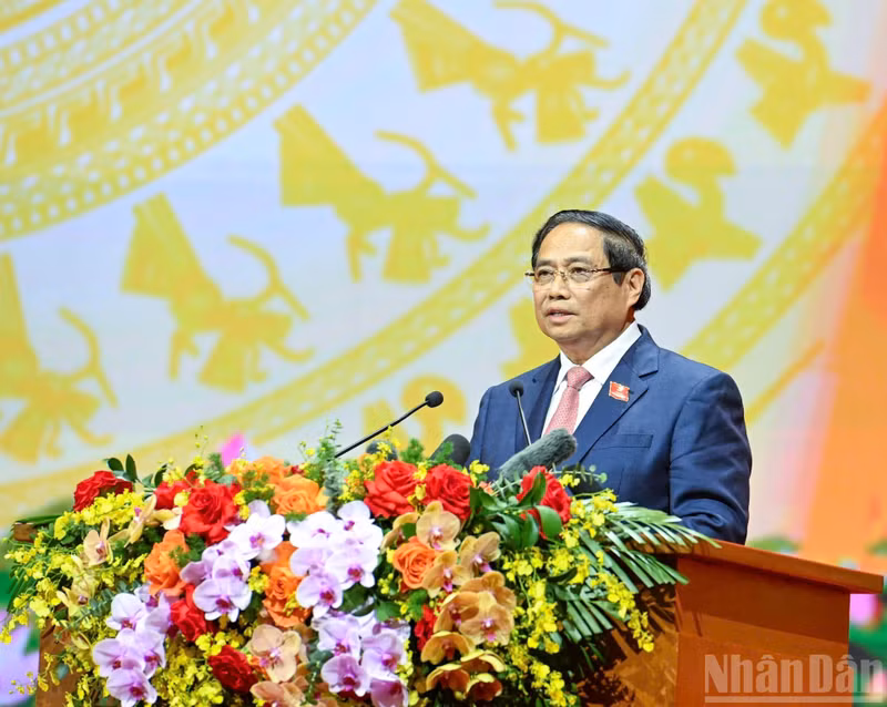Politburo member, Secretary of the Government Party Committee, Prime Minister Pham Minh Chinh. (Photo: NDO)
