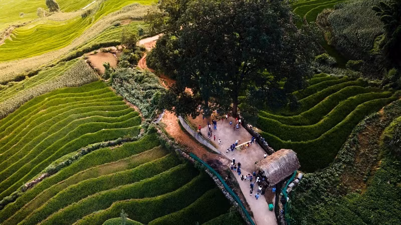 A glimpse of the 2026 Kho Gia Gia festival in Y Ty Commune, Lao Cai Province.