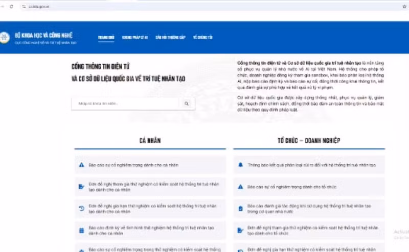 Viet Nam launches AI information portal 