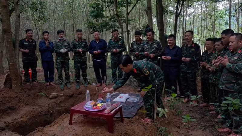 Three martyrs’ remains found in Quang Tri