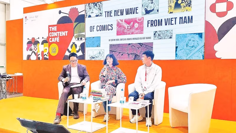 A seminar on children’s books held at the international book fair