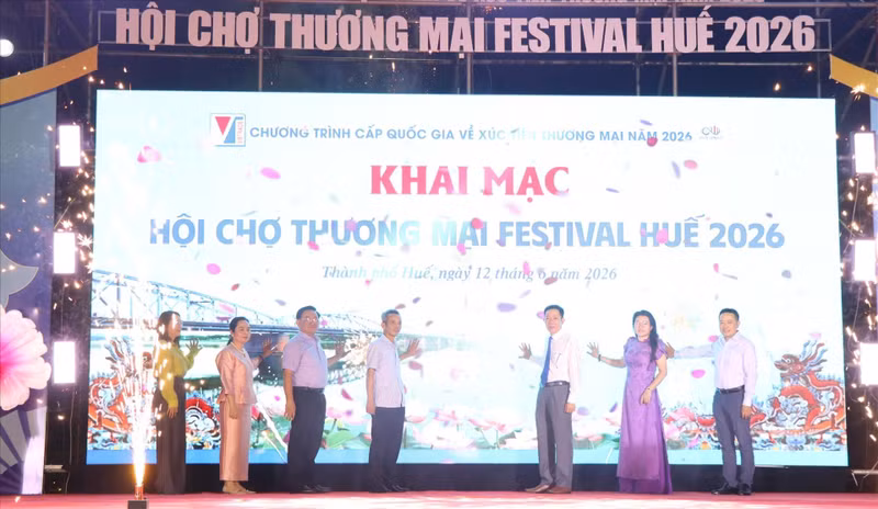 The opening ceremony of the Hue Festival Trade Fair 2026. (Photo: VNA)