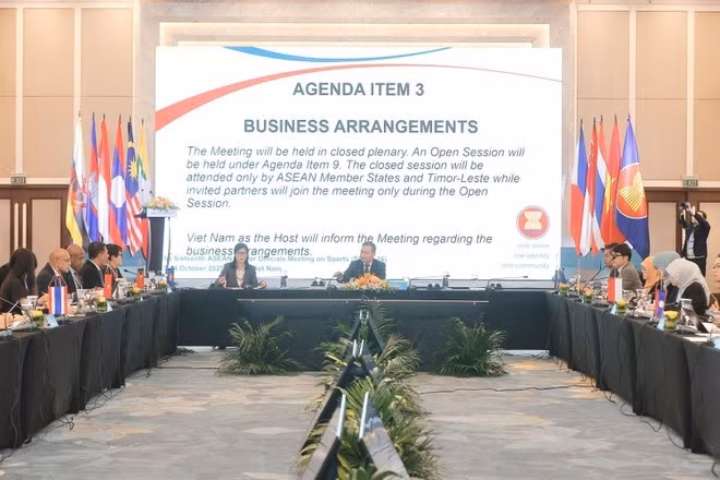 An overview of the 16th ASEAN Senior Officials Meeting on Sports (SOMS-16). (Photo: VNA)