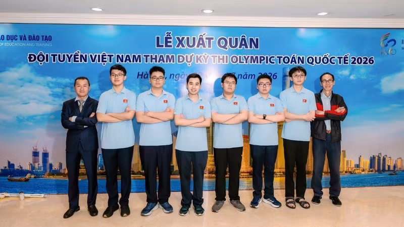 Vietnamese students shine at IMO 2026 with six medals (Photo: Ministry of Education and Training)