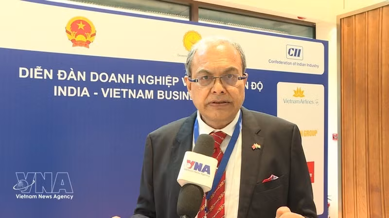 Ajoykaant Ruia, Chairman of the Indo-Vietnamese Chamber of Commerce and Industry (IVCCI) (Photo: VNA)