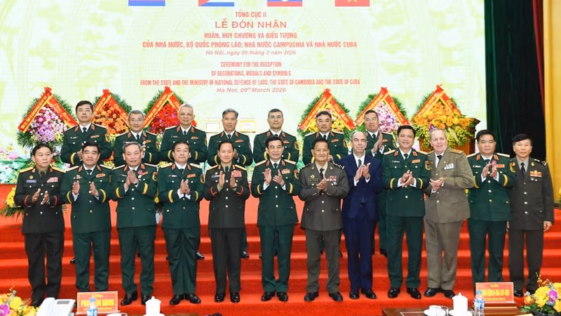 Delegates at the ceremony 