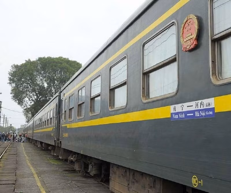 Gia Lam- Nanning (China) railway services are suspended until July 6. (Photo: VNA)
