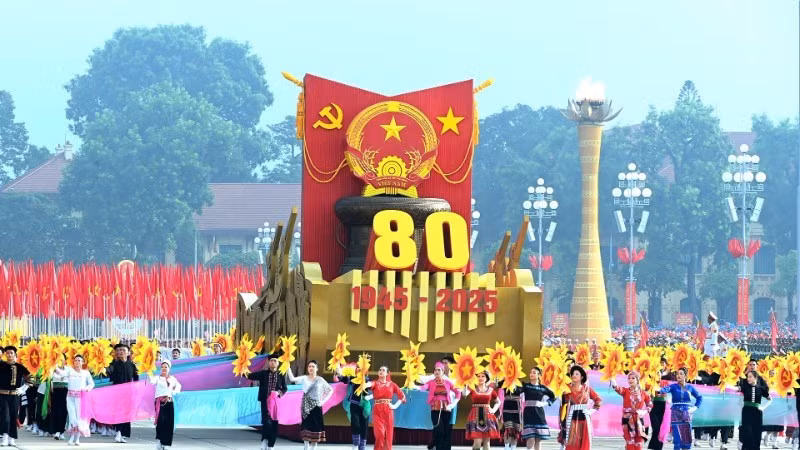 At the 80th National Day parade. 