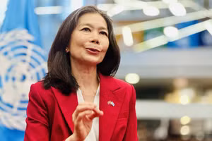 UN Resident Coordinator in Viet Nam Pauline Tamesis. Photo: VNA