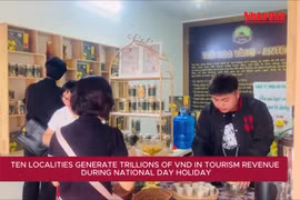 [Video] Ten localities generate trillions of VND in tourism revenue during National Day holiday