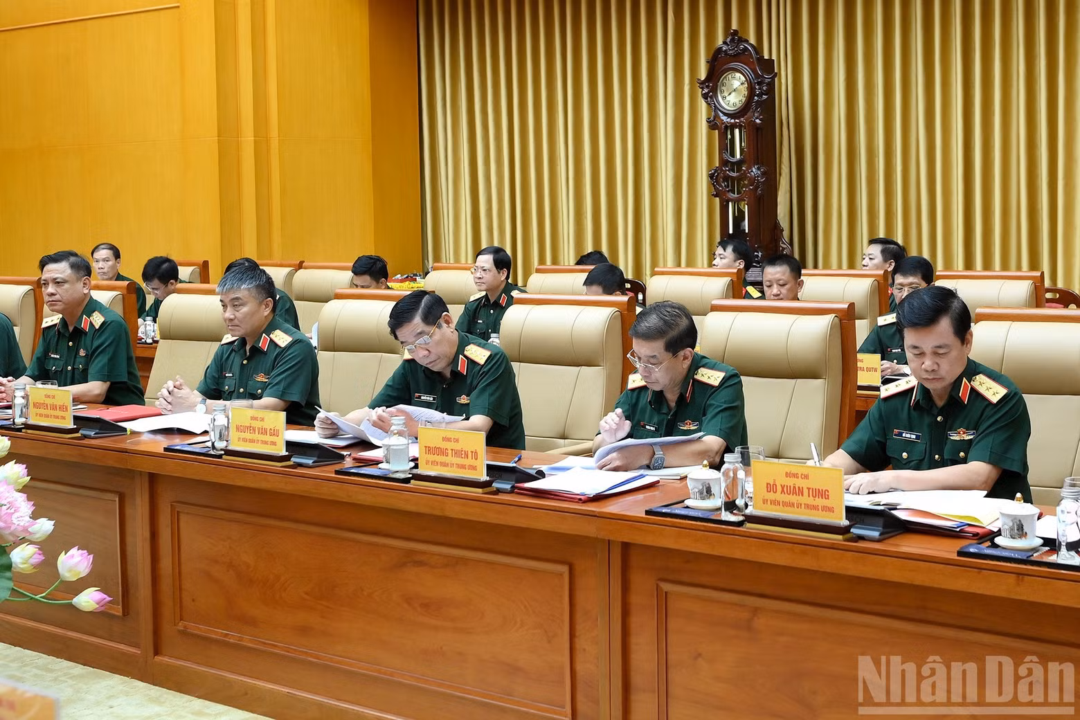 Delegates attend the conference.