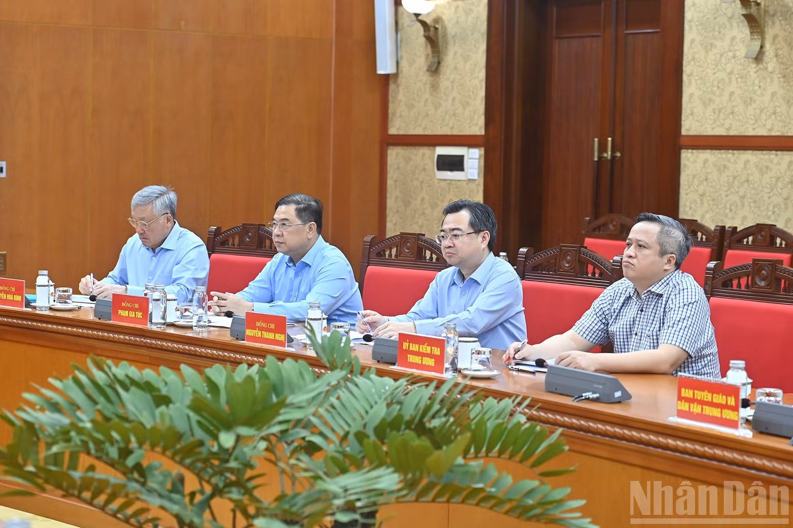 Delegates attending the meeting.