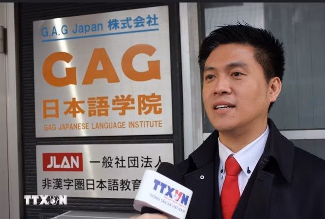 Nguyen Duy Anh, Honorary President of the Vietnamese Association in Fukuoka, Japan. (Photo: VNA)