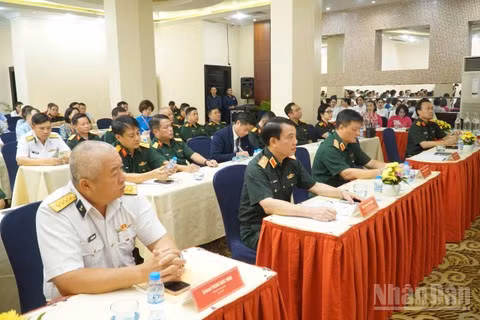 Delegates attend the conference.