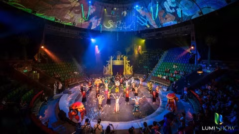“Mountain Gods and Water Monsters” marks a collaboration between a public arts institution and a digital technology company, guided by the Ministry of Culture, Sports and Tourism. (Photo: Organising Committee)