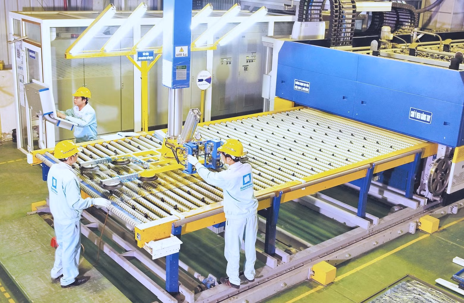 A modern production line at EURO Window Joint Stock Company, whose products were recognised under the National Brand Programme in 2024. (Photo: Hoai Nam)