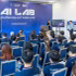 Students from the Faculty of Information Technology at Thang Long University study at the AI Lab at the National Innovation Centre’s Hoa Lac facility. (Photo: MINH NGOC)
