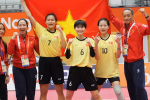 Viet Nam’s sepak takraw team (Photo: NDO)