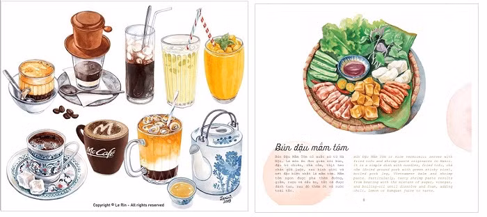 Young food illustrator brings Vietnamese cuisine to life ảnh 3