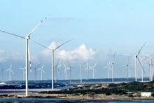 A wind farm in southern Khanh Hoa. (Photo: Nguyen Trung)