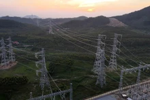 The Lao Cai-Vinh Yen 500kV transmission line. (Photo: EVN)