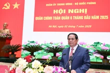 PM Pham Minh Chinh speaks at the conference. (Photo: Tran Hai)