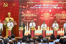 The launch of the digital platforms for implementing Resolution 57. (Photo: Dang Khoa)