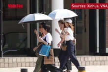 Video: Japan hits record high temperatures, issues heatstroke emergency warning