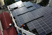 A rooftop solar system installed in Lang Son. (Photo: Le Chi)