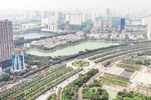 Thang Long Boulevard — a vital transport artery in western Ha Noi.