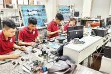 Students at a vocational college in Ho Chi Minh City.
