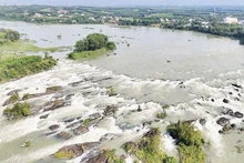 Tri An Waterfall attracts visitors with its pristine beauty.