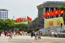 Ha Noi is gearing up for National Day celebrations. (Photo: Trung Hieu)